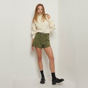 10 Crosby Derek Lam Monterey Belted Shorts